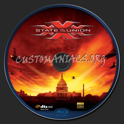 XXX State Of The Union blu-ray label