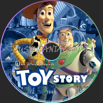 Toy Story - 1995 dvd label