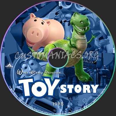 Toy Story - 1995 dvd label