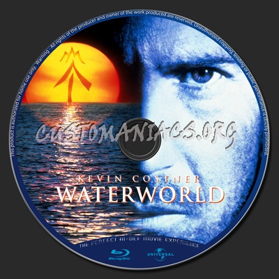 Waterworld blu-ray label