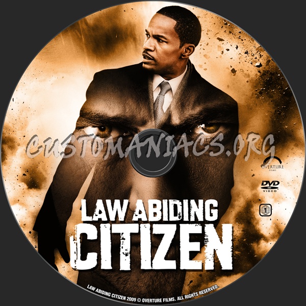 Law Abiding Citizen dvd label