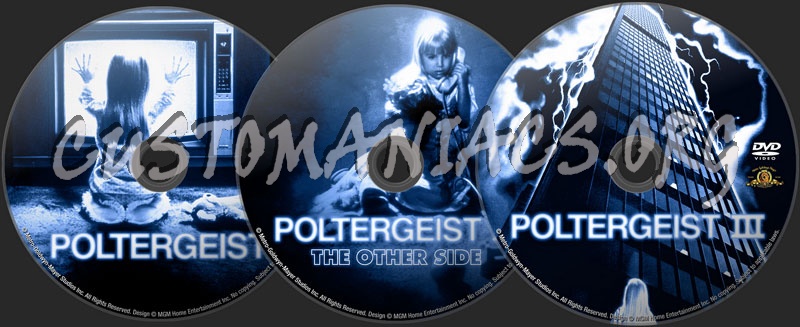 Poltergeist Trilogy dvd label