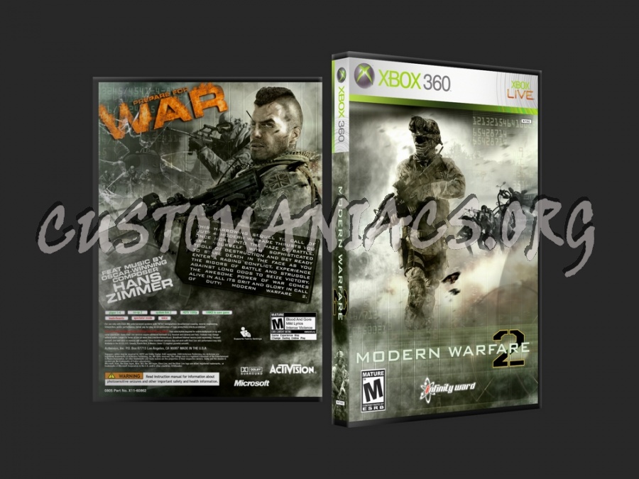 Modern Warfare 2 dvd cover