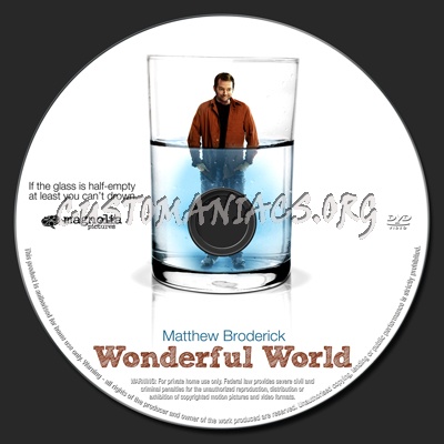 Wonderful World dvd label