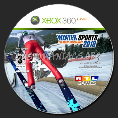 Winter Sports 2010 dvd label