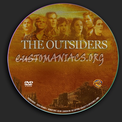 The Outsiders dvd label