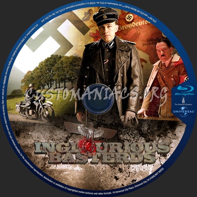 Inglourious Basterds blu-ray label