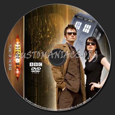 Doctor Who - Planet of The Dead - TV Collection dvd label
