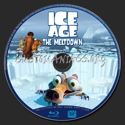 Ice Age 2: The Meltdown blu-ray label