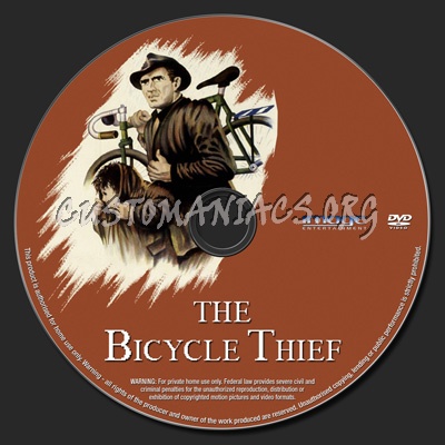 The Bicycle Thief dvd label
