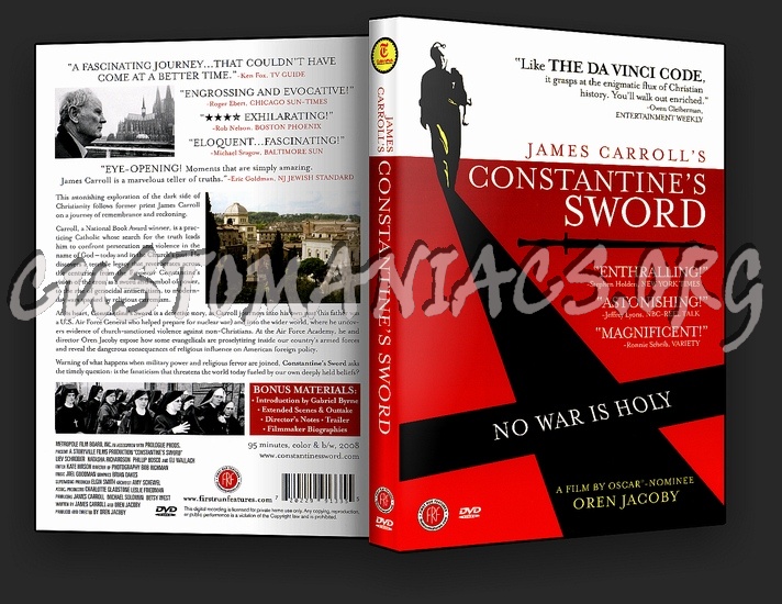 Constantine's Sword dvd cover