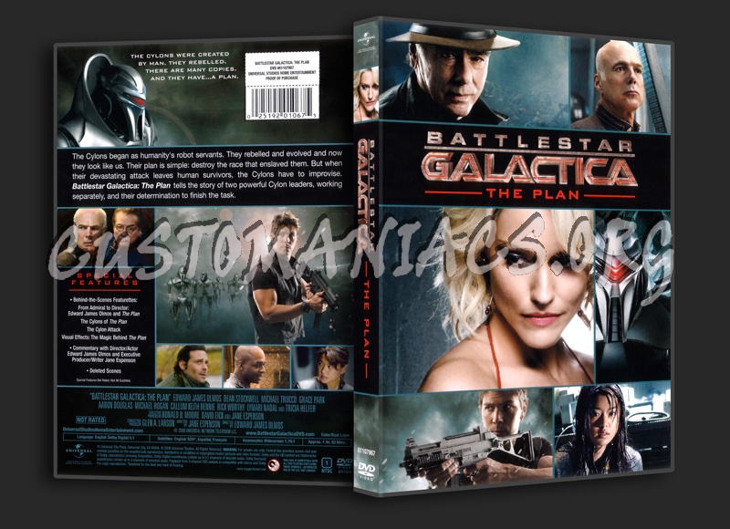 Battlestar Galactica The Plan dvd cover