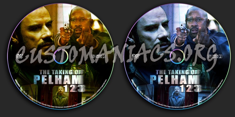 The Taking of Pelham 123 dvd label