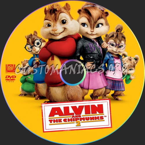 Alvin and the Chipmunks: The Squeakquel aka Alvin and the Chipmunks 2 dvd label