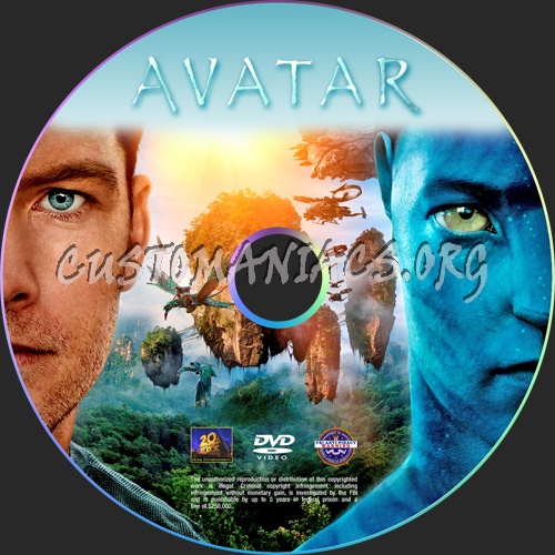 Avatar dvd label