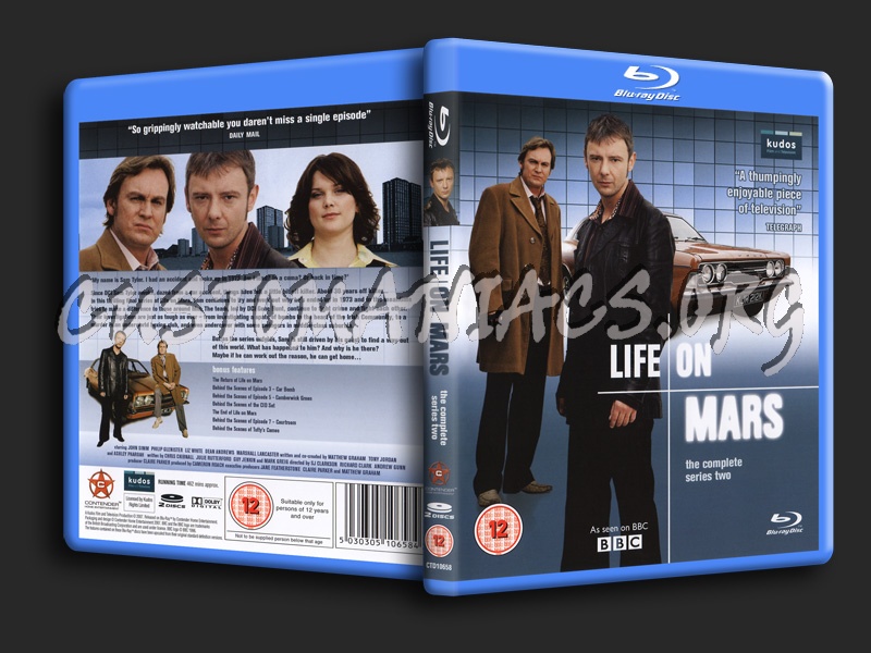 Life on Mars Series Two blu-ray cover