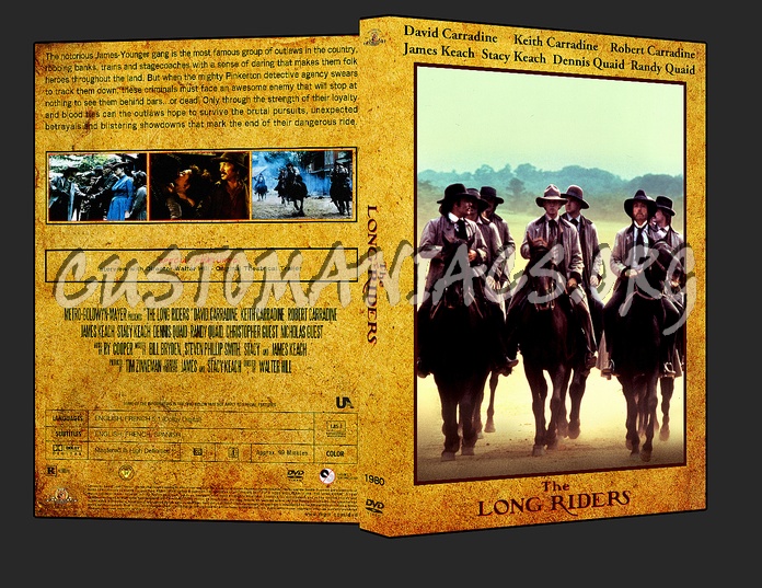 Western Collection The Long Riders 1980 dvd cover