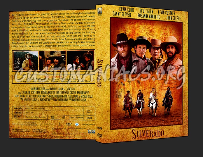 Western Collection Silverado 1985 dvd cover