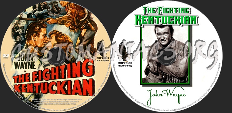 The Fighting Kentuckian dvd label