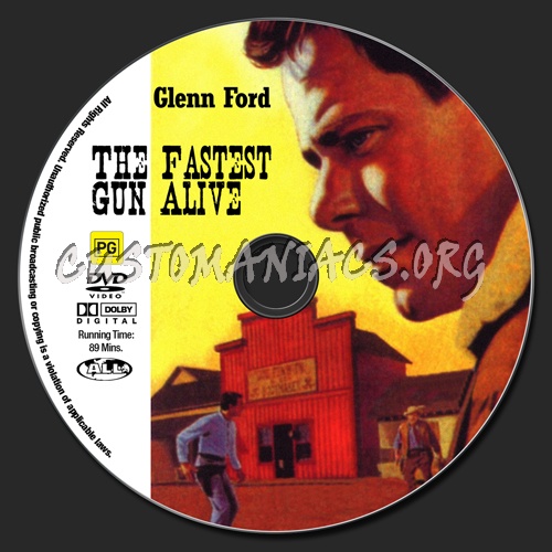 The Fastest Gun Alive dvd label