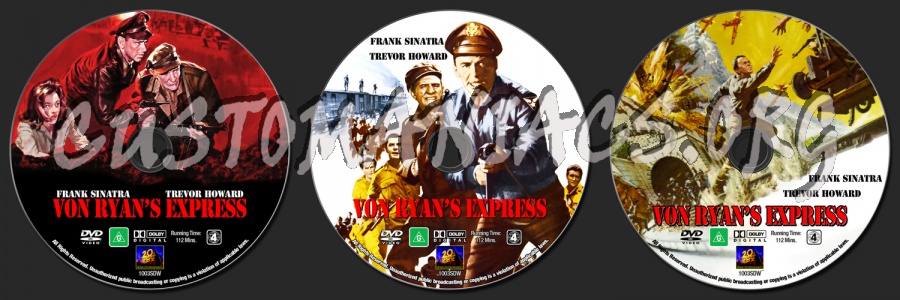 Von Ryan's Express dvd label