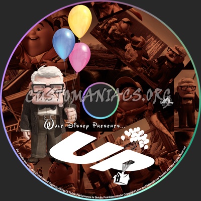 Up - 2009 dvd label