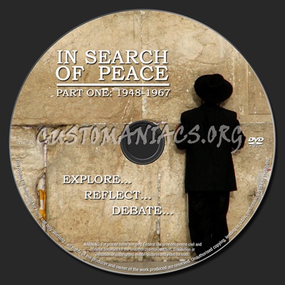 In Search of Peace dvd label