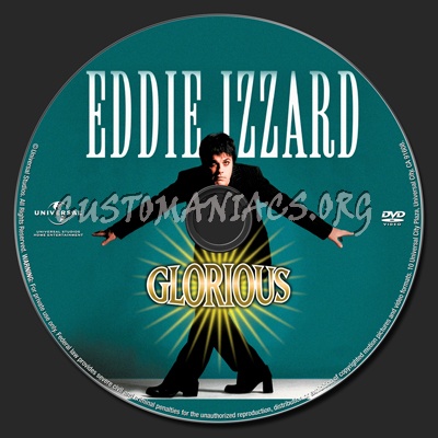Eddie Izzard - Glorious dvd label