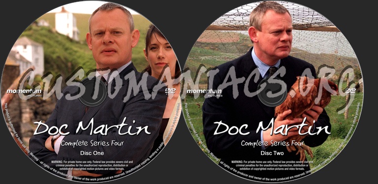 Doc Martin Series 4 dvd label