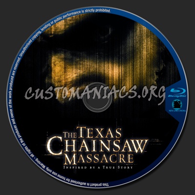 The Texas Chainsaw Massacre blu-ray label