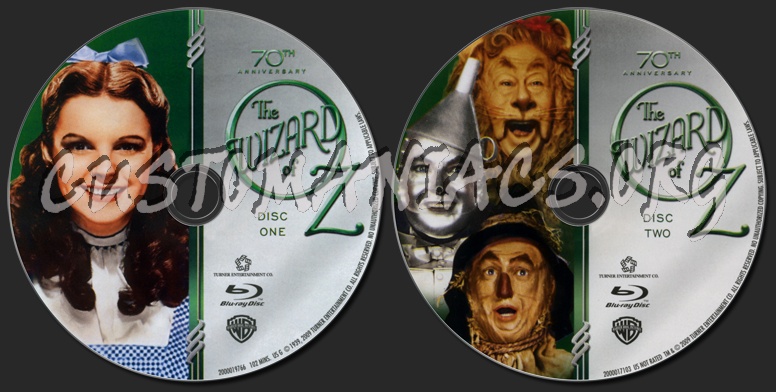 The Wizard of Oz blu-ray label