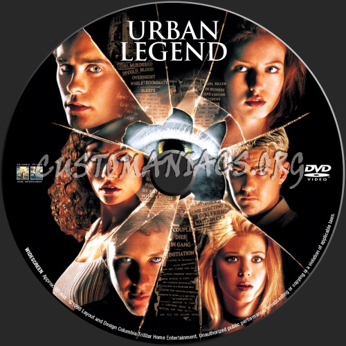 Urban Legend dvd label