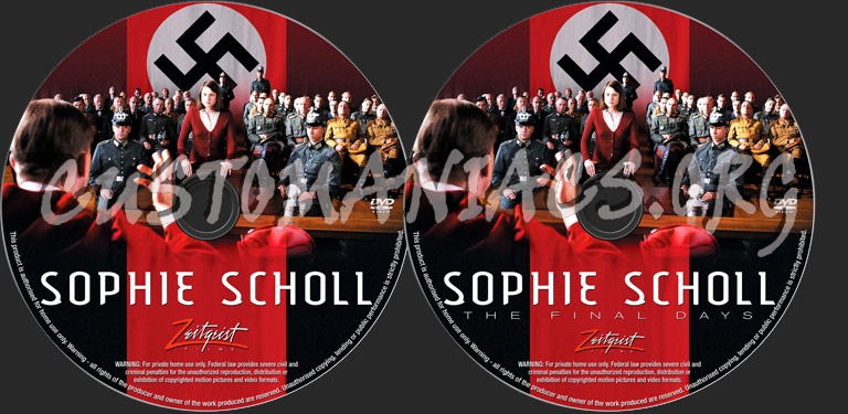 Sophie Scholl dvd label