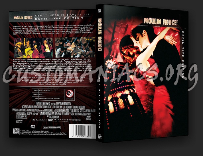 Moulin Rouge Definitive Edition dvd cover