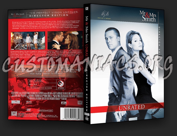 Mr & Mrs Smith Director Edition dvd cover