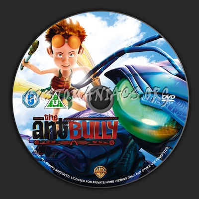The Ant Bully dvd label