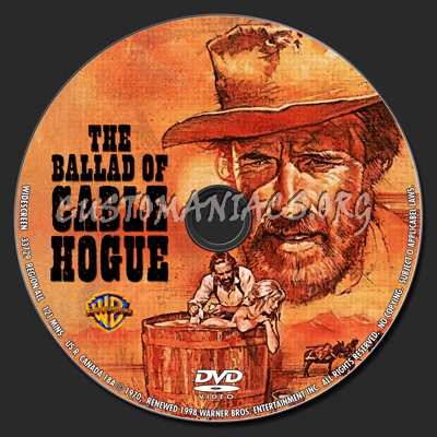 Tha Ballad of Cable Hogue dvd label