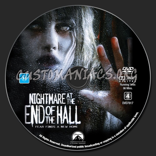 Nightmare At The End Of The Hall dvd label
