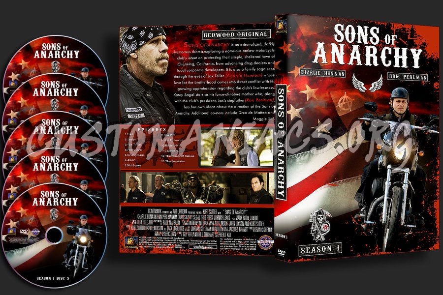 Sons Of Anarchy : Season 1 dvd cover