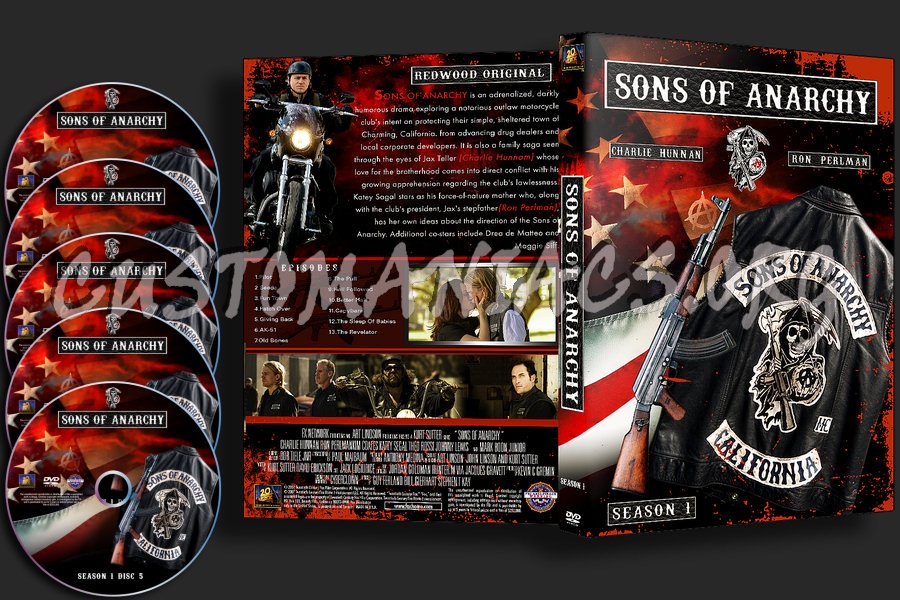 Sons Of Anarchy : Season 1 dvd cover