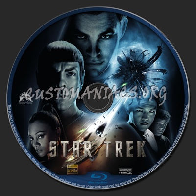 Star Trek blu-ray label