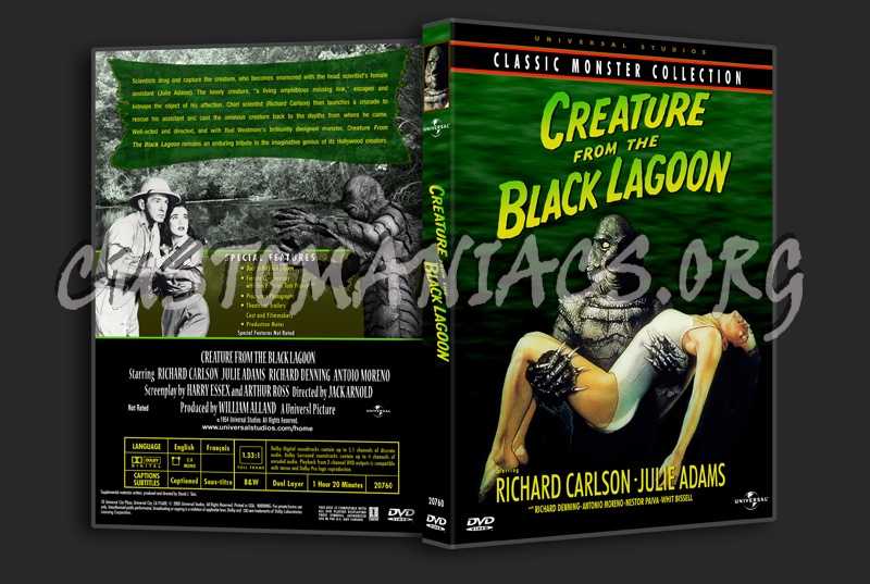 Creature From The Black Lagoon dvd cover