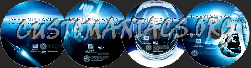 Defying Gravity Season 1 dvd label