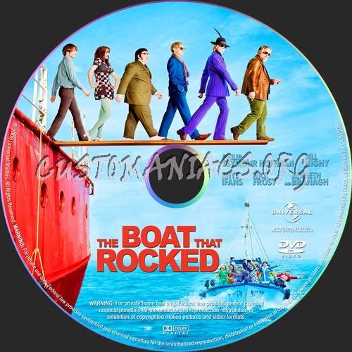 The Boat That Rocked dvd label