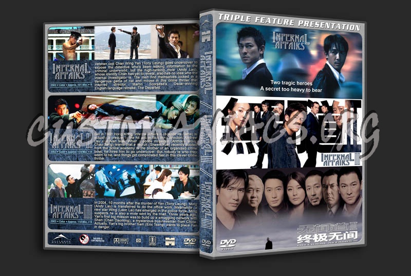 Infernal Affairs Triple Feature dvd cover
