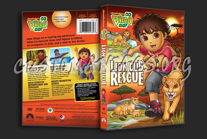 Go Diego Go Lion Cub Rescue dvd cover