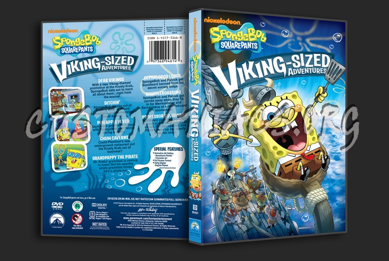 Spongebob Squarepants Viking-Sized Adventure dvd cover