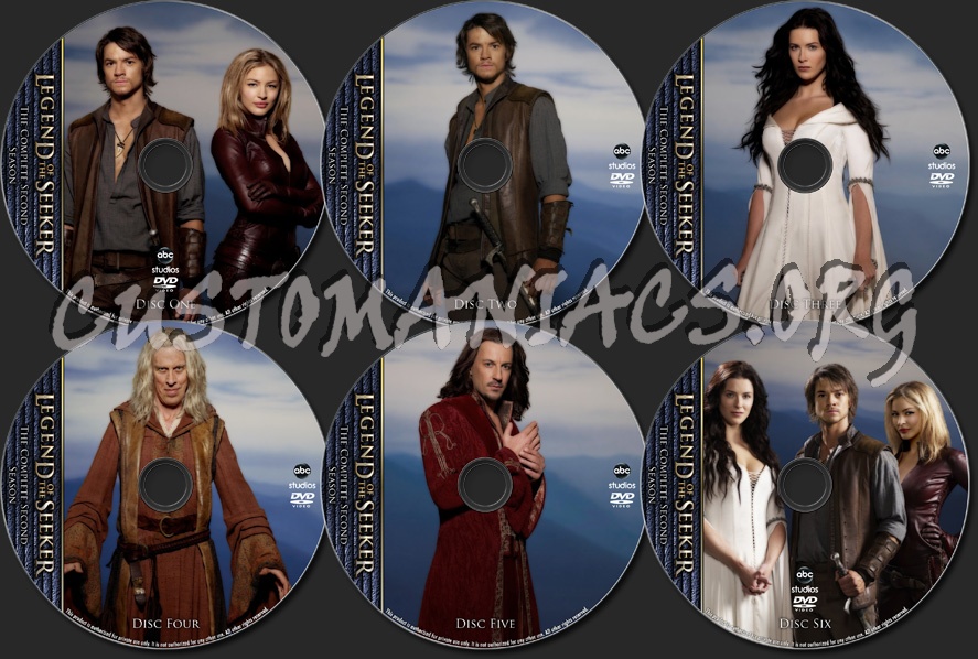 Legend Of The Seeker - Season Two - TV Collection dvd label