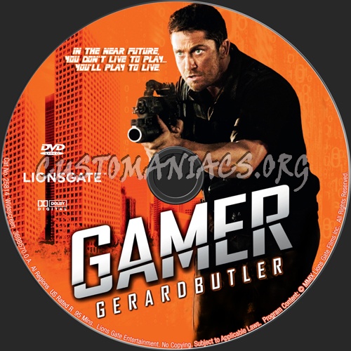 Gamer dvd label