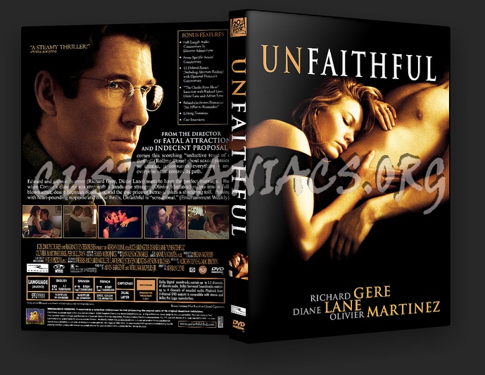 Unfaithful dvd cover